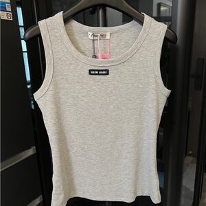Miu Miu Light Gray Tank Top